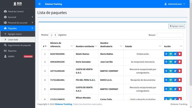 2. Busca la Plataforma o Sistema de Seguimiento en Línea
