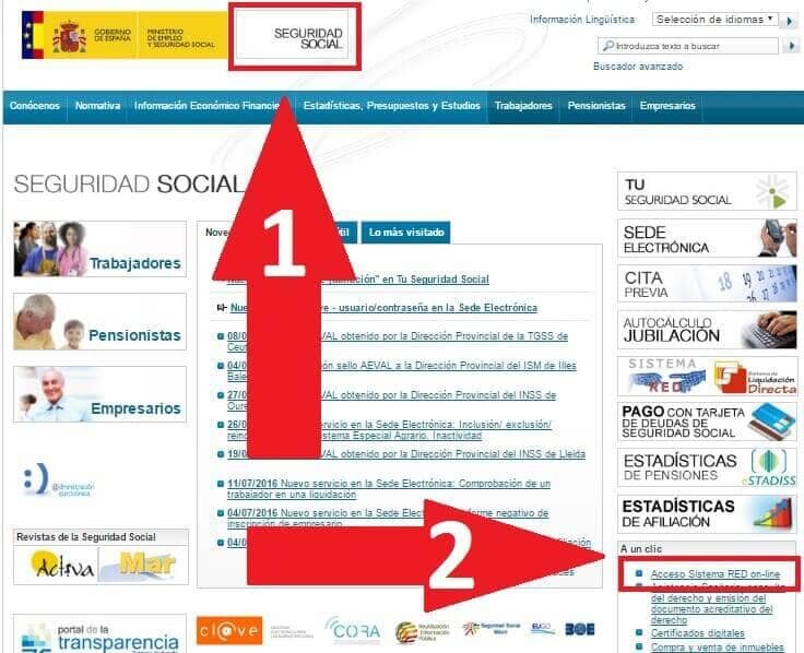 2.  Pasos para Acceder al Sistema RED y Iniciar el Trámite