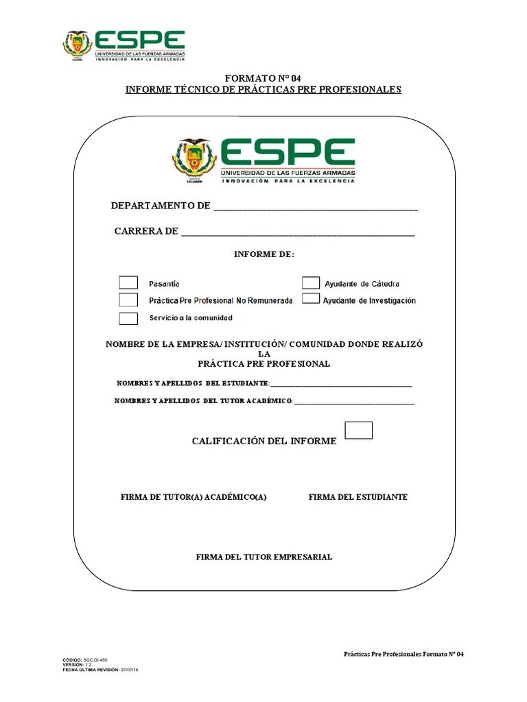 4. Descarga y Formato del Informe