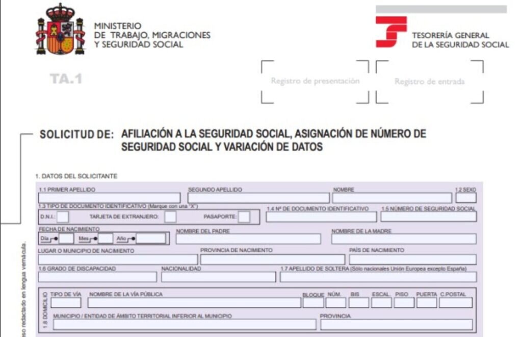 4. Documentación para Actualizar Datos en Seguridad Social