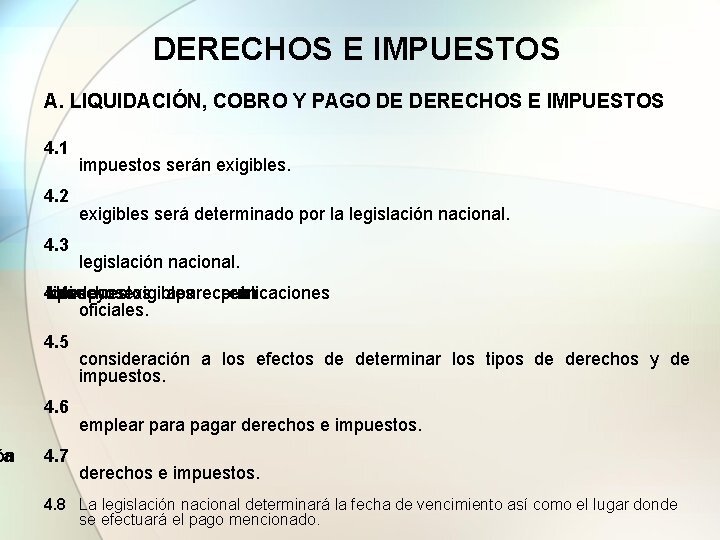 4. Pago de Derechos e Impuestos