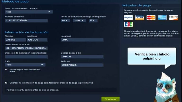 ¿Cómo puedo actualizar mi dirección en línea?