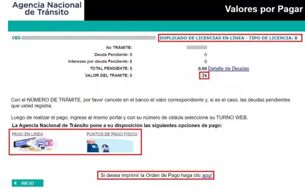¿Cuánto cuesta obtener un duplicado de mi resolución?