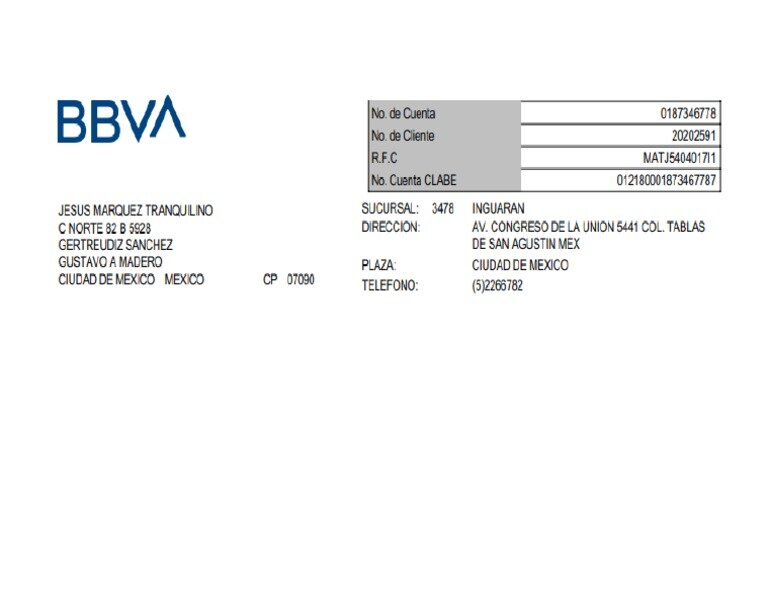 Datos Bancarios