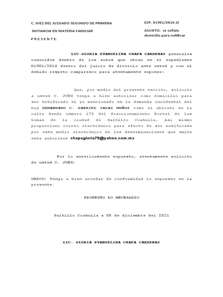 Diferencias en el procedimiento para notificar el cambio de domicilio