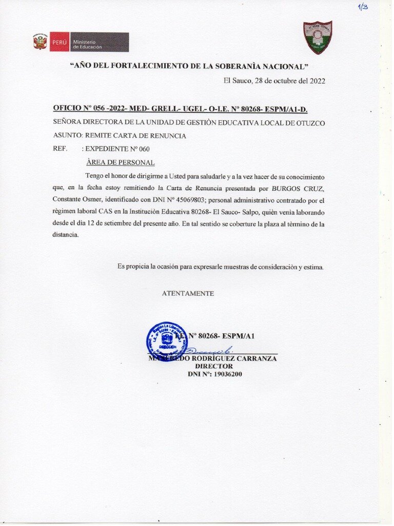 ¿Dónde puedo solicitar el justificante de renuncia o prórroga?