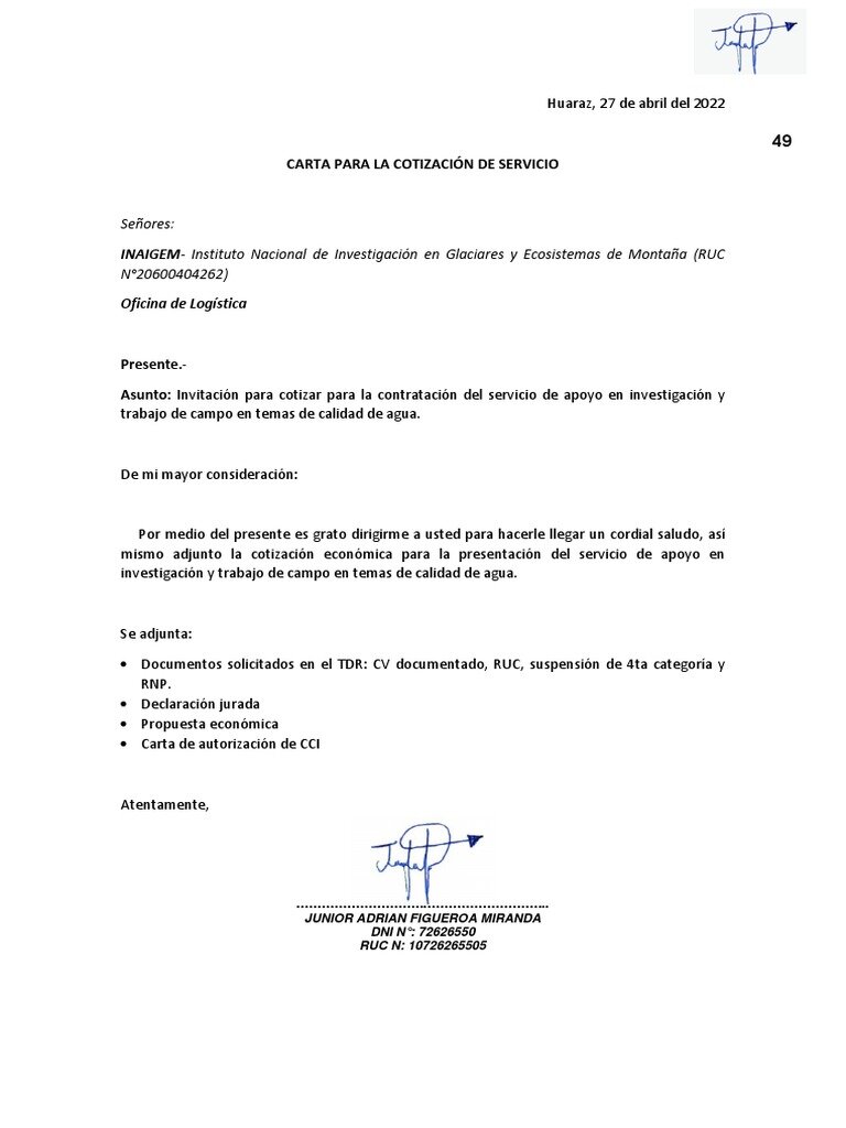 Información Personal Requerida