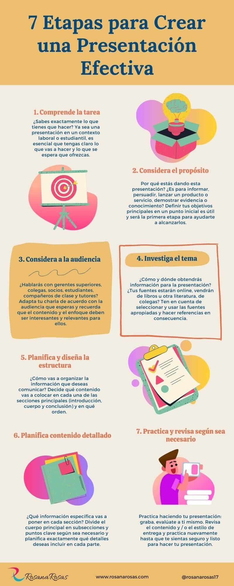 Organización y Claridad en la Presentación