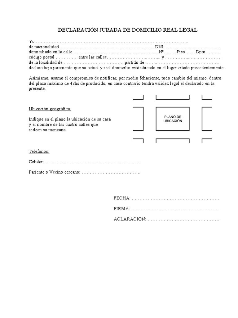 Pasos para Realizar el Cambio de Domicilio