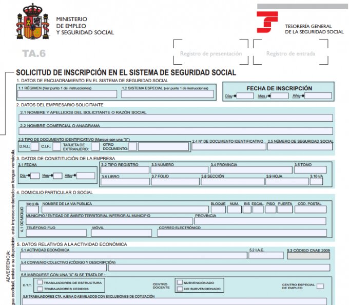 ¿Puedo realizar el alta de mi empresa en la Seguridad Social online?