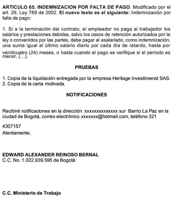 ¿Qué debo hacer si he eliminado accidentalmente una petición de recibo de liquidación?
