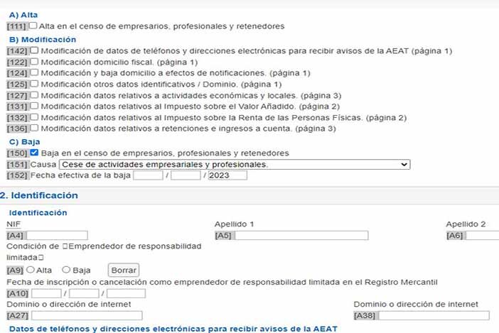 ¿Qué documentación necesito para solicitar la baja de autónomo?