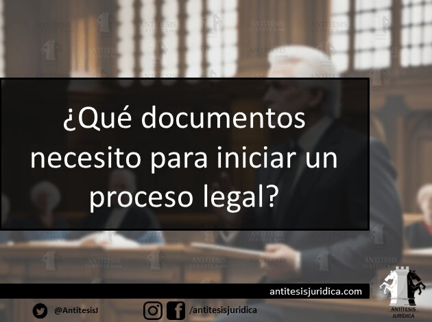 ¿Qué documentos necesito para cada proceso?
