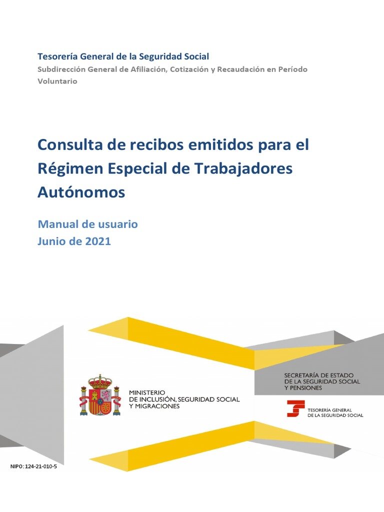 ¿Qué información aparece en los recibos de pago de autónomo?