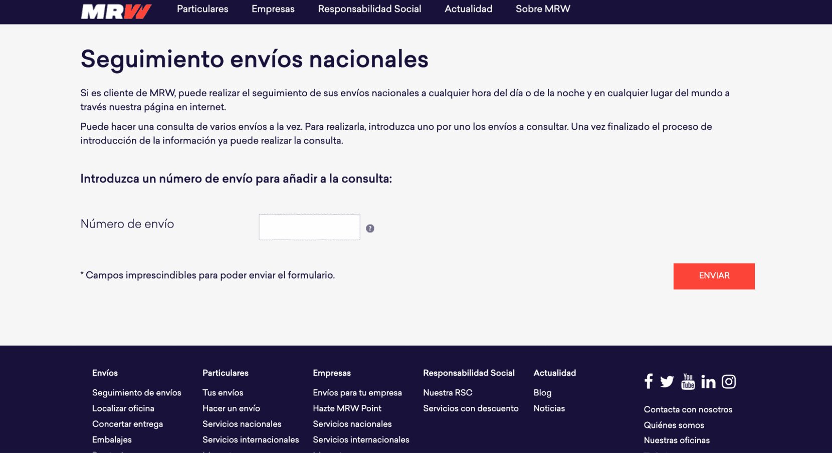 ¿Qué información necesito para realizar una consulta efectiva de un envío TC2?