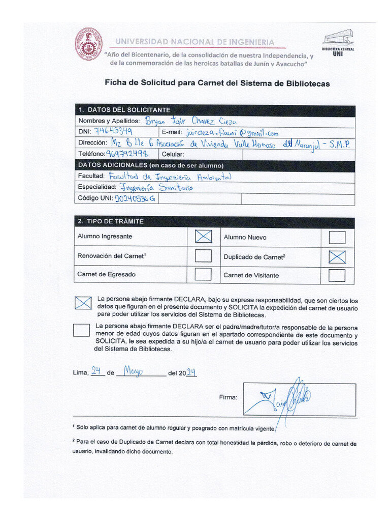¿Qué información necesito para solicitar el duplicado?