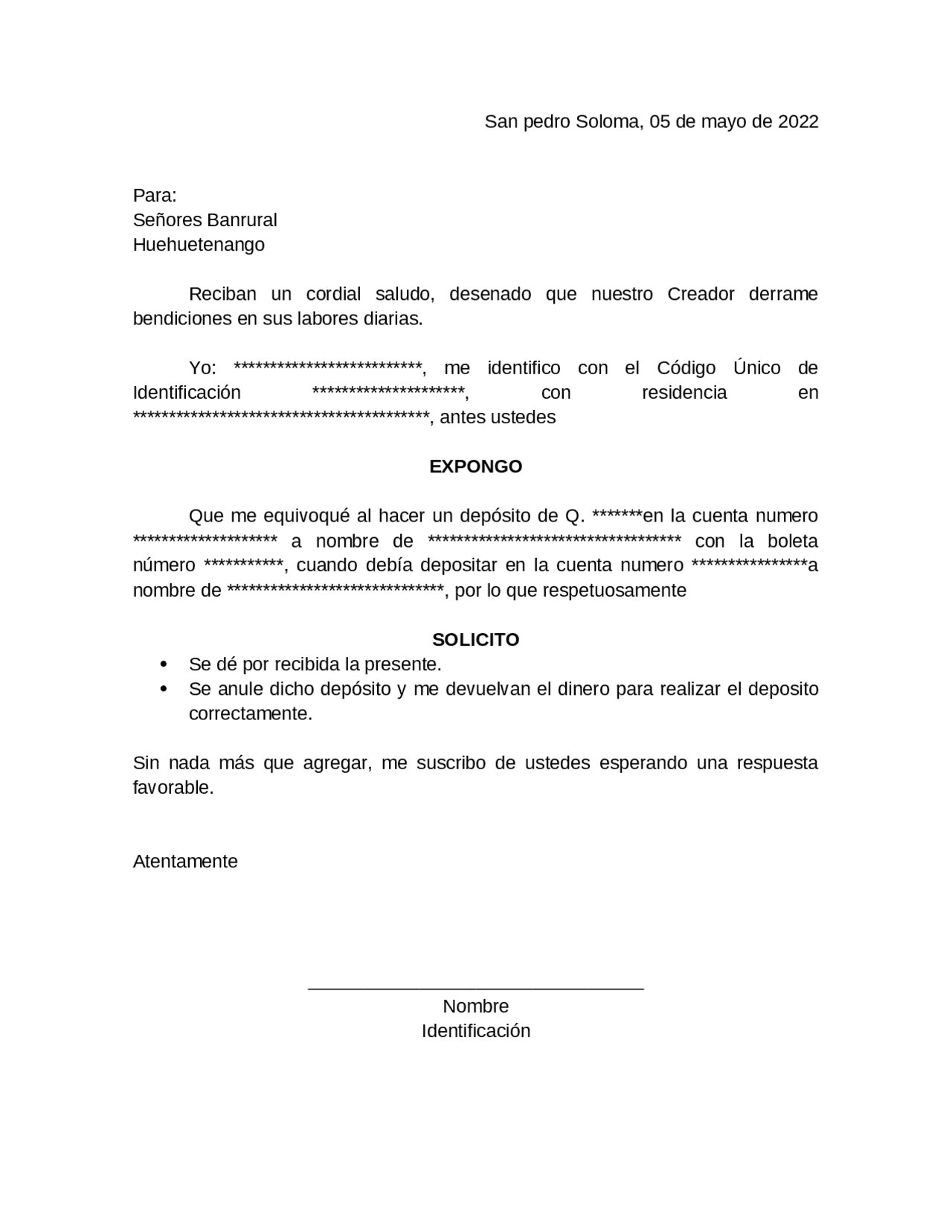 ¿Qué información necesito para solicitar la anulación de un envío TC2?