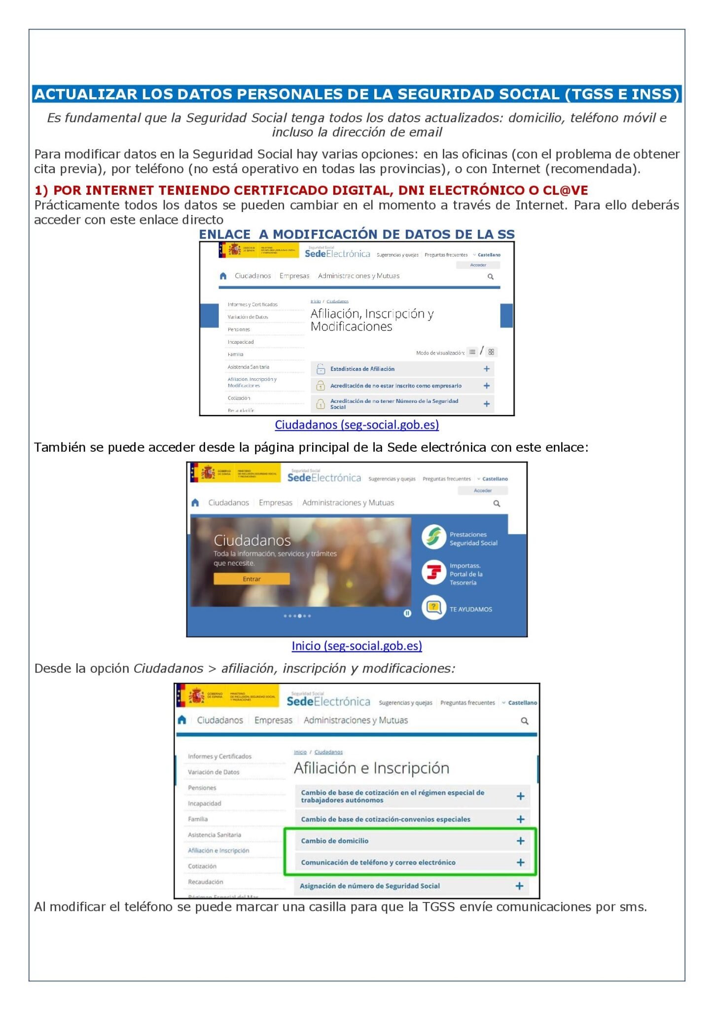 ¿Qué ocurre si no actualizo los datos de mi empresa en la TGSS?