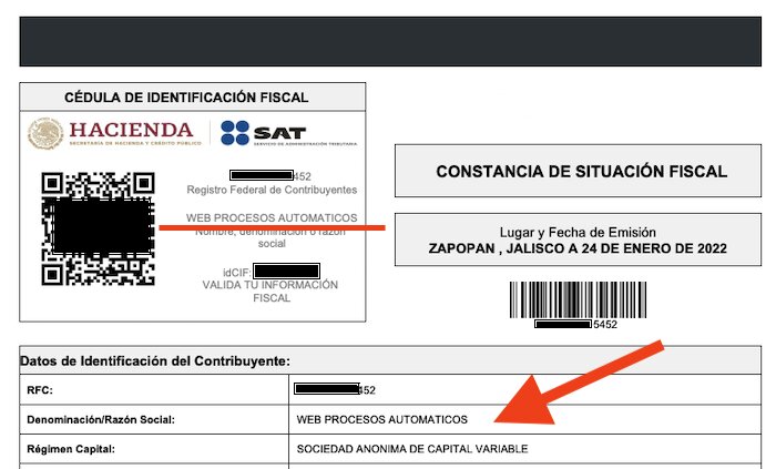 ¿Qué pasa si hay un error en el nombre de mi empresa registrada?