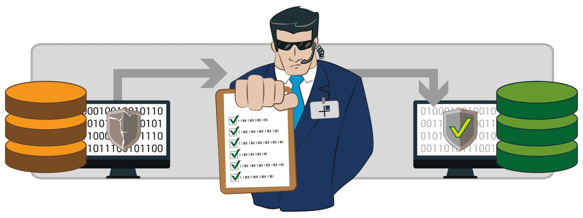 ¿Qué precauciones debo tomar al utilizar la información de la base de datos?