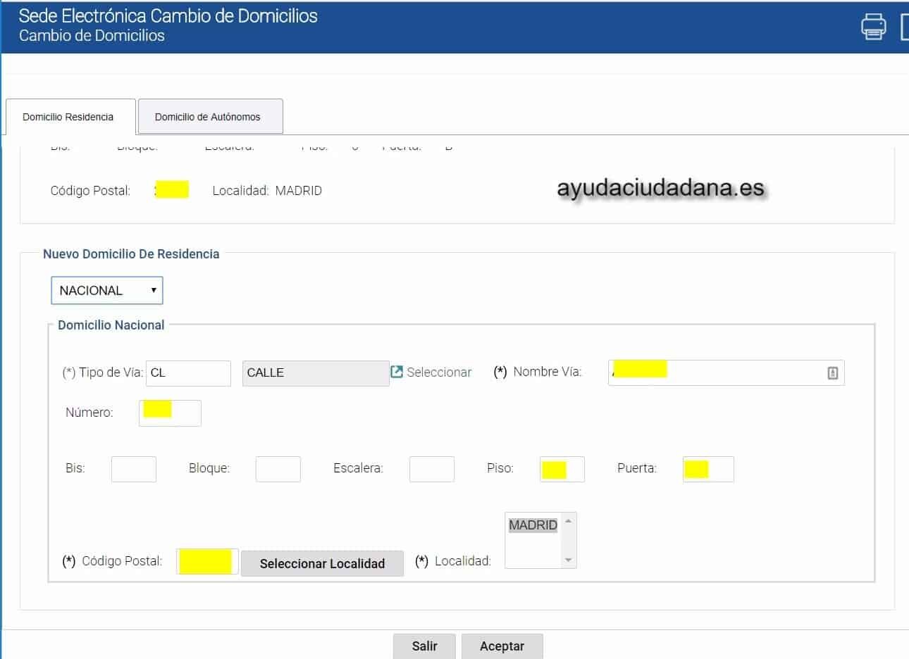 ¿Qué sucede si no actualizo mi dirección en la Seguridad Social?